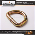 Gold Supplier 50mm Width Zinc Plated Dee Shaped D Ring